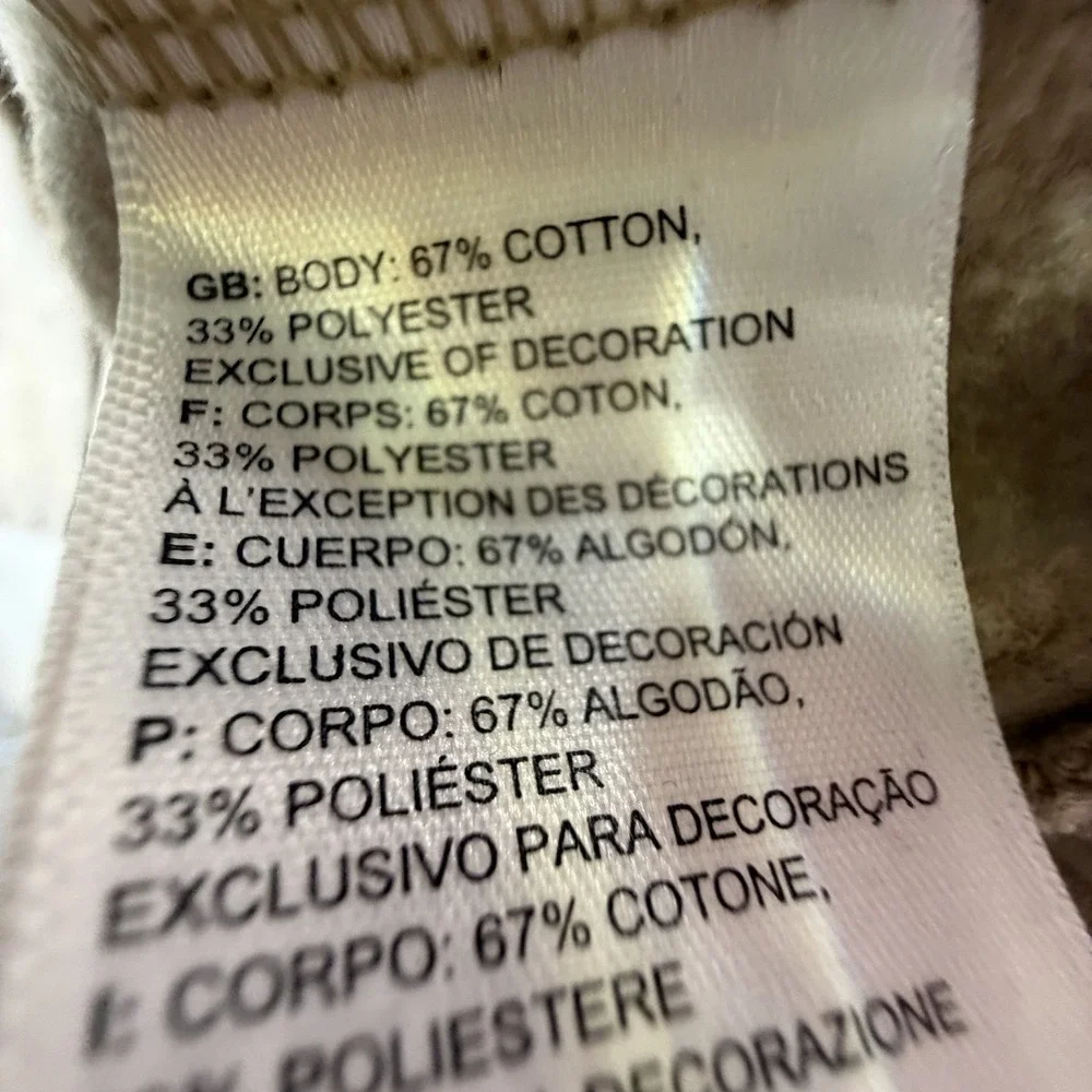 The‎ North Face Hoodie Mens Medium Tan Pink Logo Pullover Sweatshirt Casual